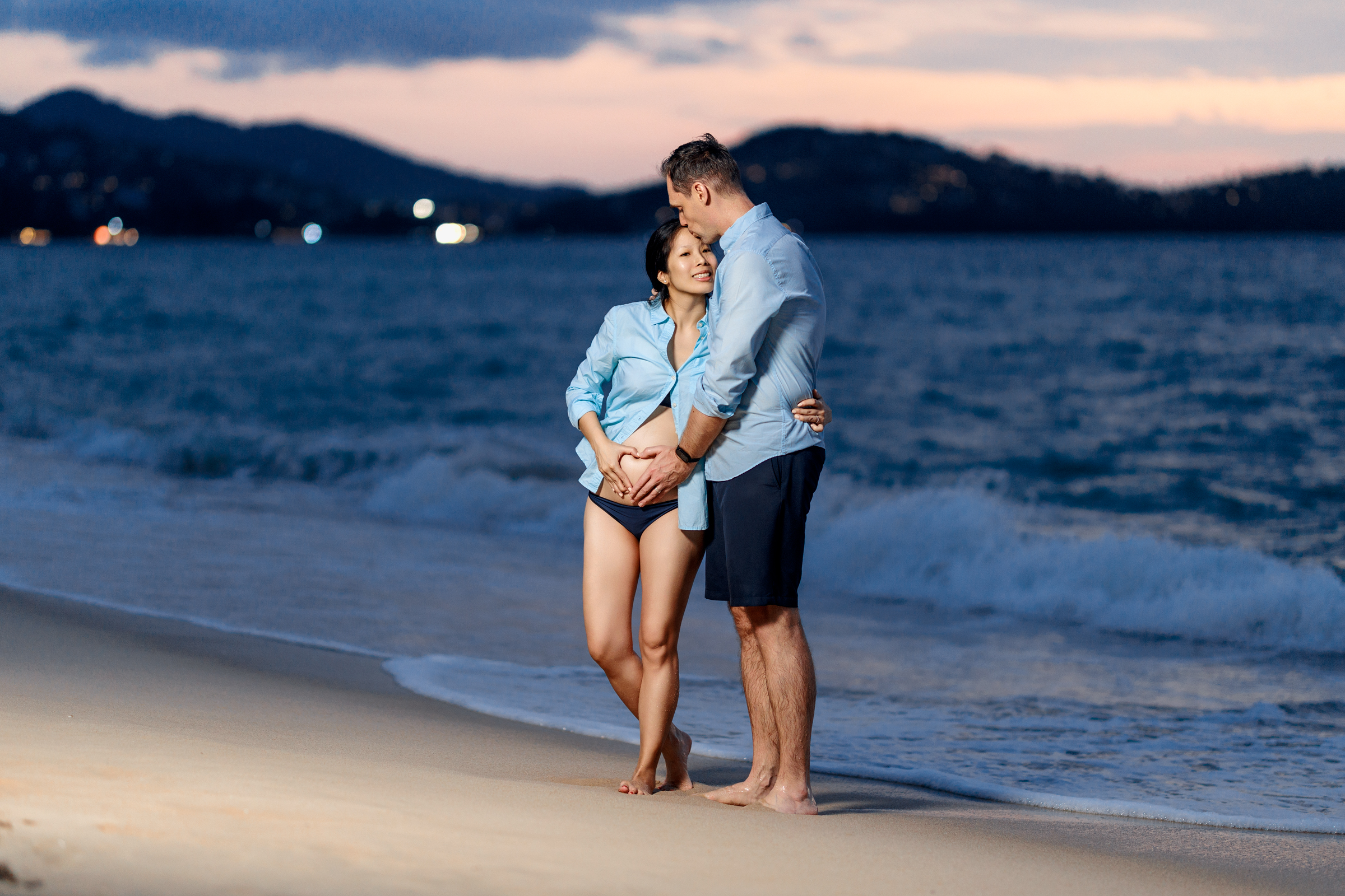 Maternity photoshoot at Angsana Laguna Bang tao beach Phuket