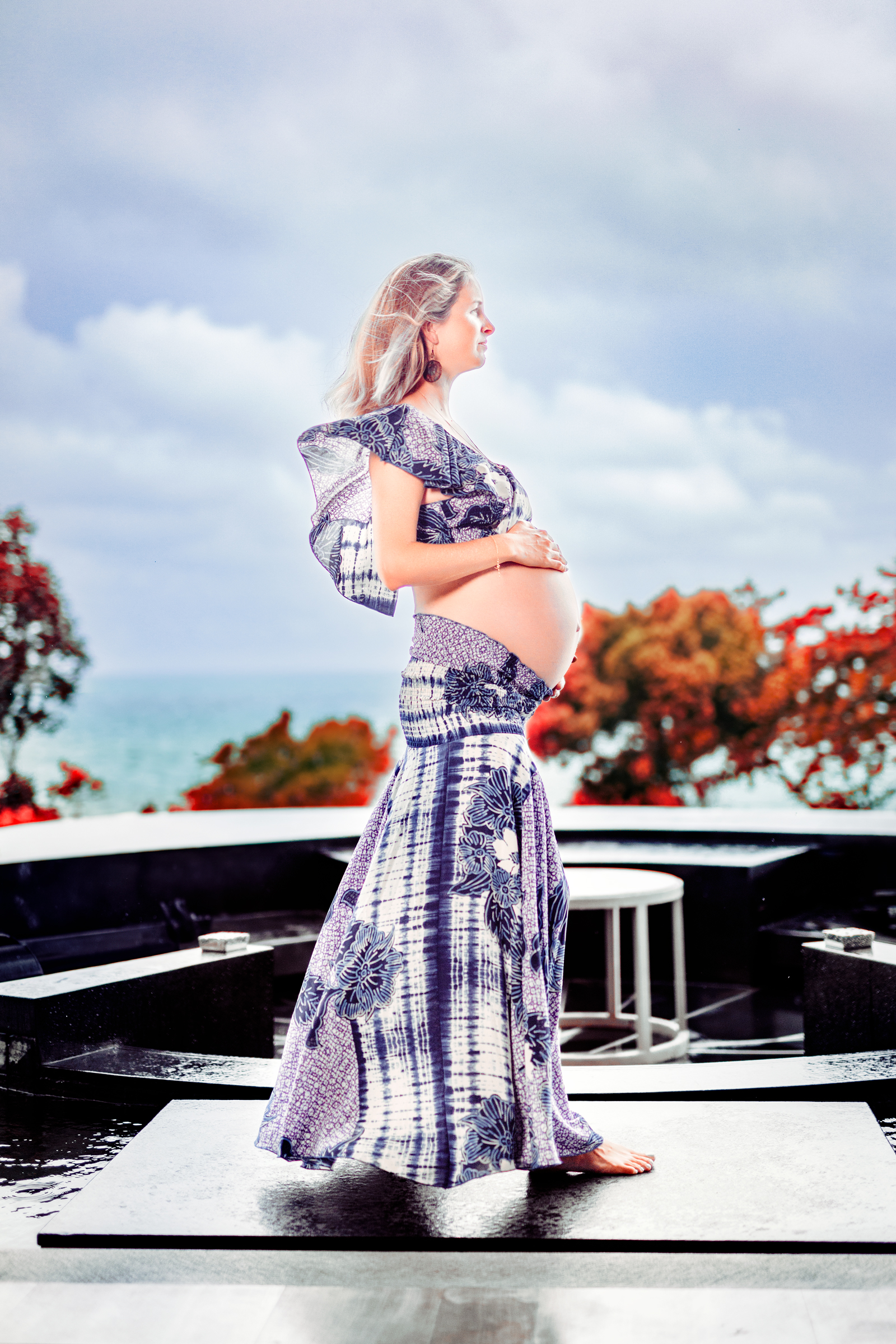 maternity photoshoot at pullman naithon beach phuket