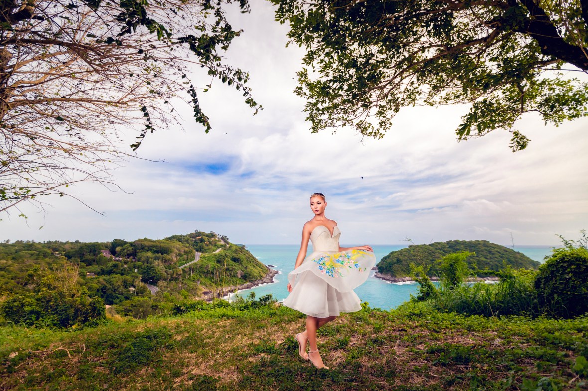 fashion portrait photography at windmill viewpoint phuket