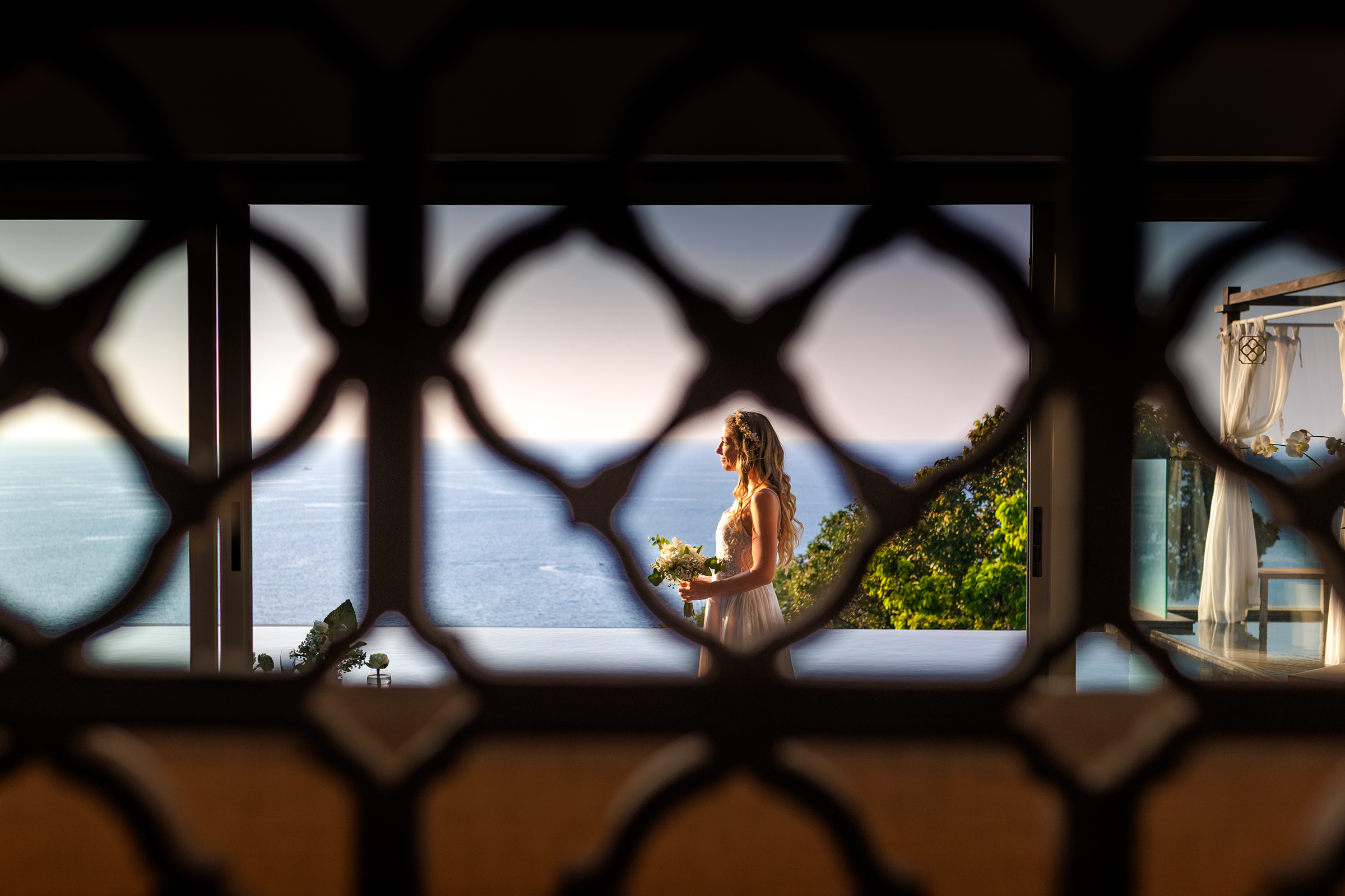 elopement wedding photoshoot at the shore Kata noi beach phuket