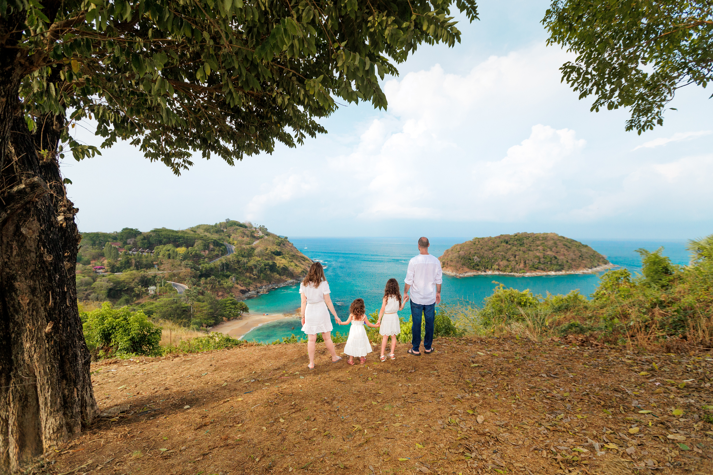 family photoshoot at windmill viewpoint phuket 