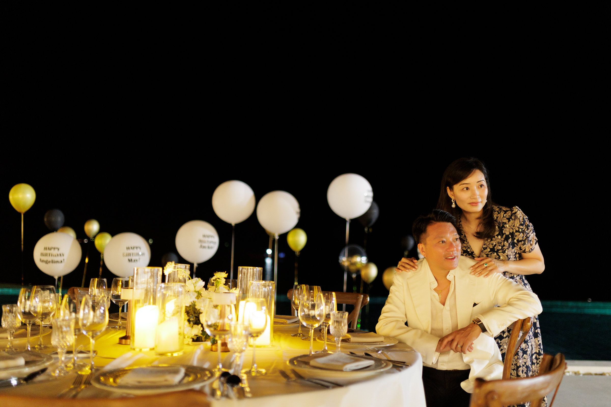 birthday anniversary party photoshoot at phuket