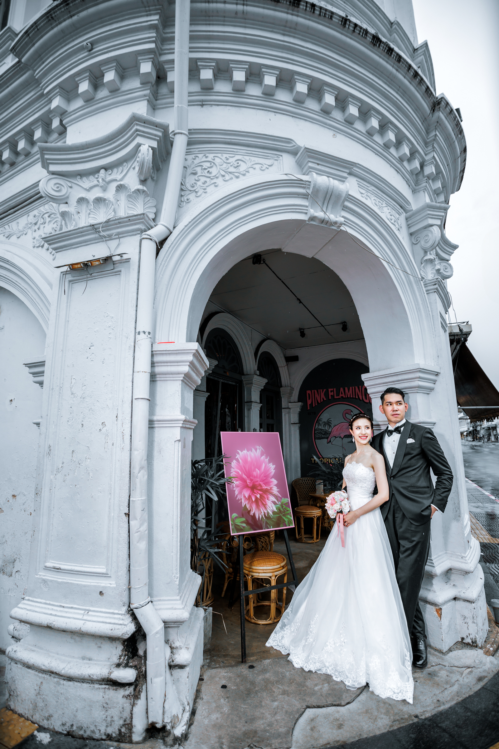 pre wedding photoshoot at phuket old town