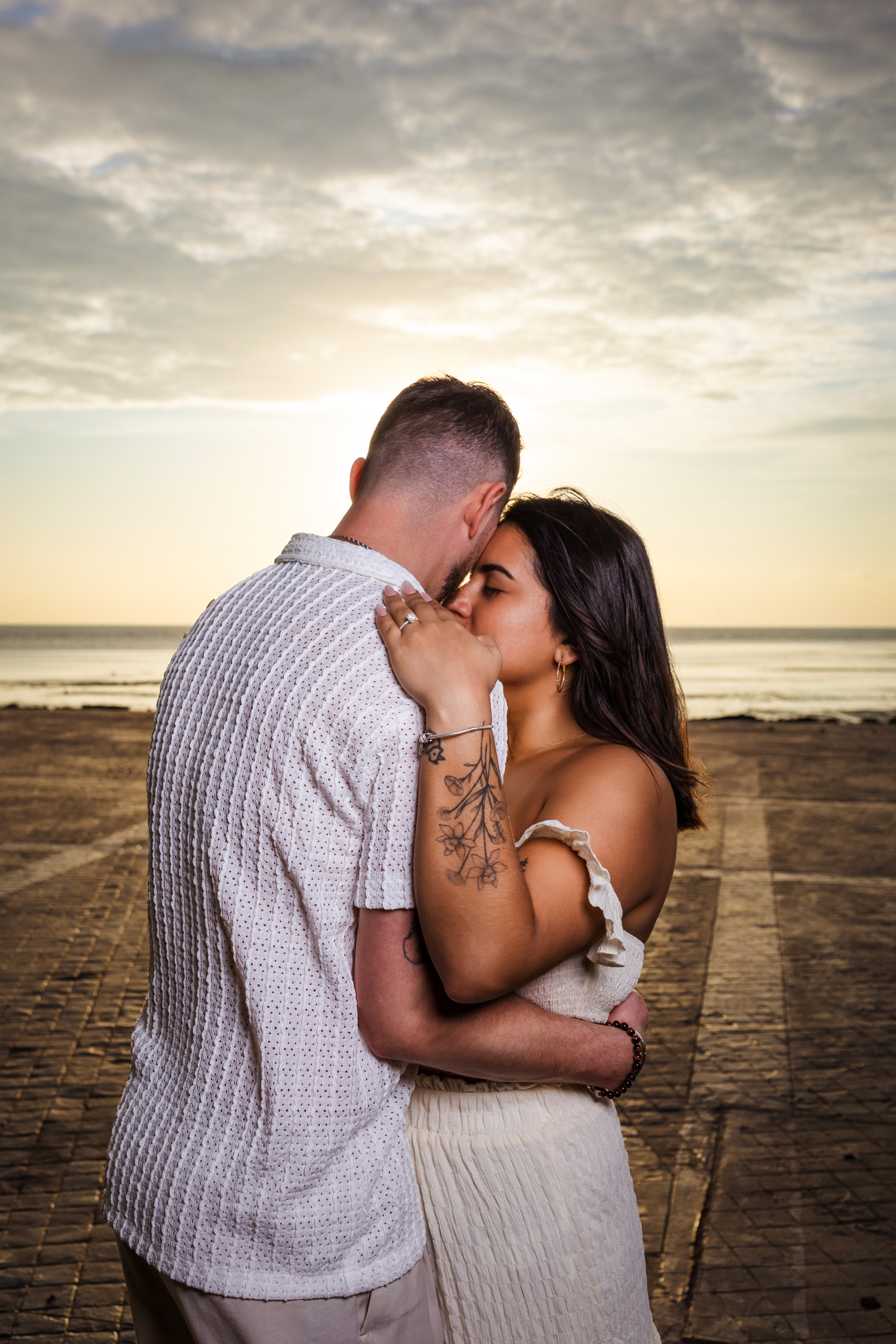 engagement photoshoot as sunrise at sapan hin park phuket