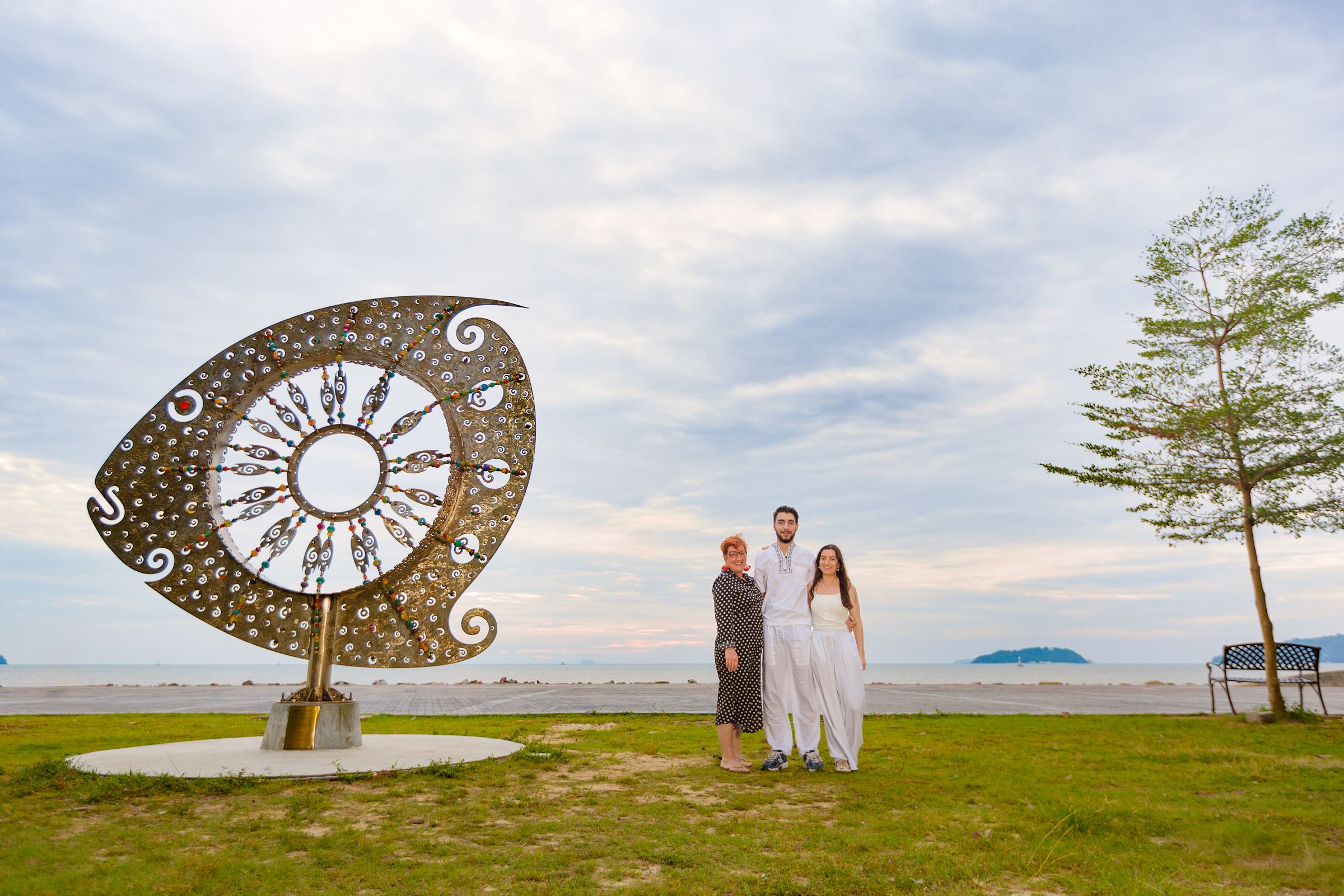family photoshoot at sapan hin park phuket