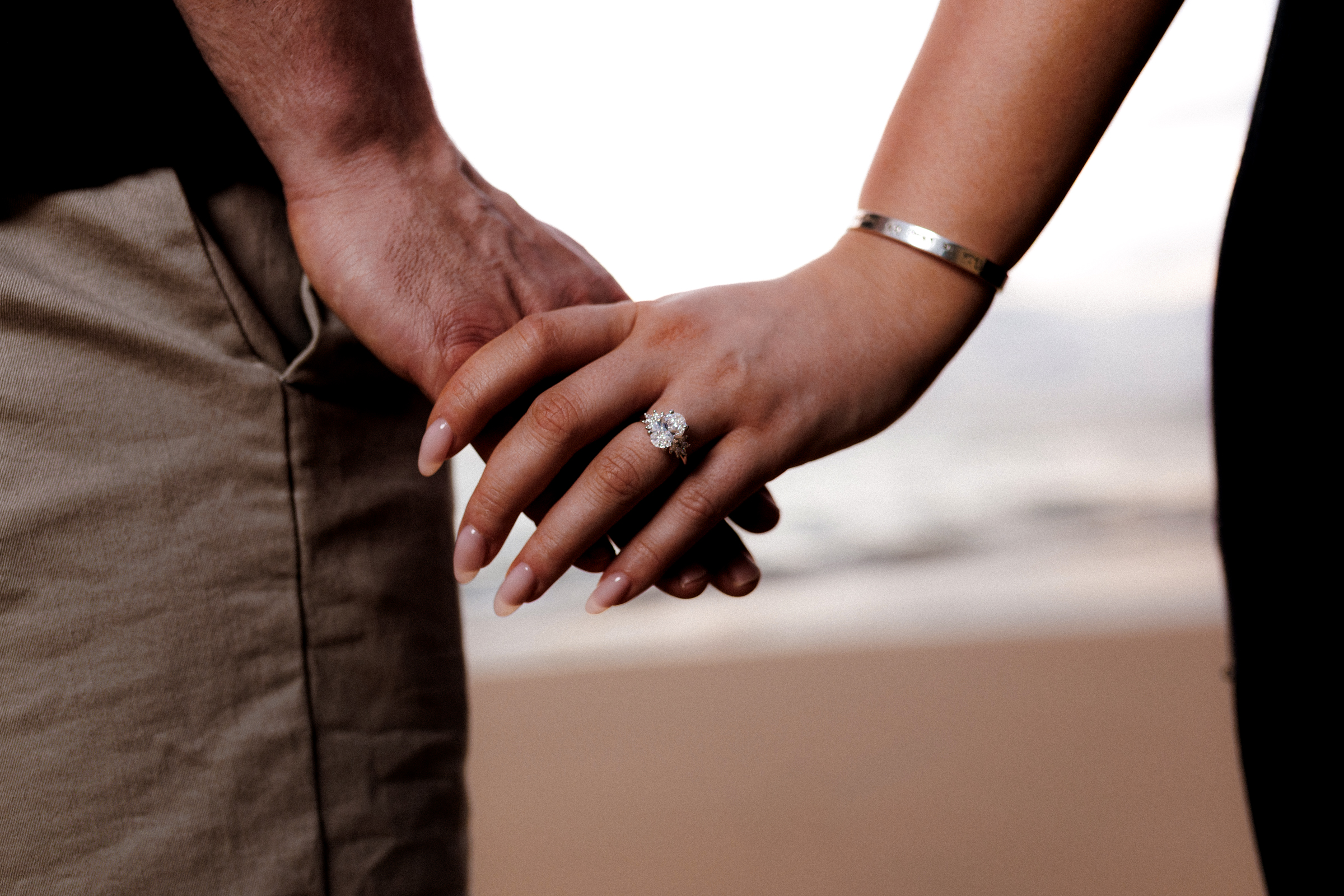 engagement photoshoot sa sunset at karon beach phuket