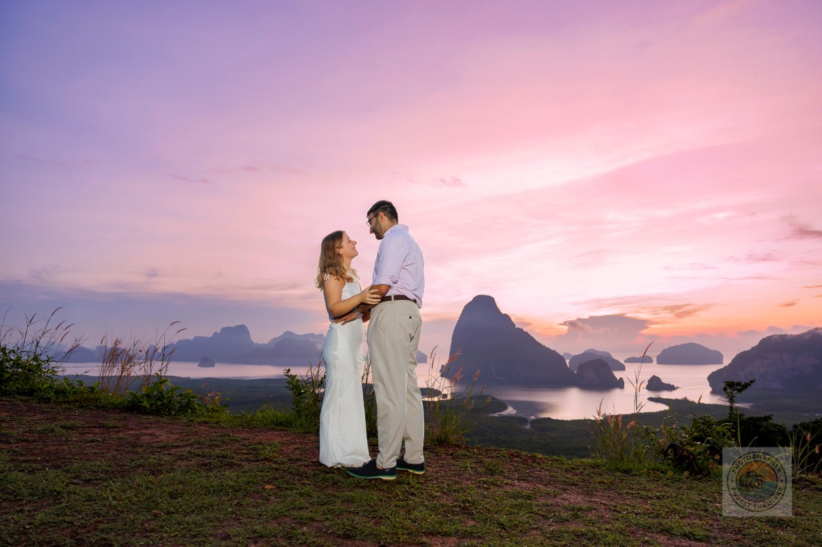 engagement-photography-samet nangshe-viewpoint-phang nga bay-sunrise-phuket photographer