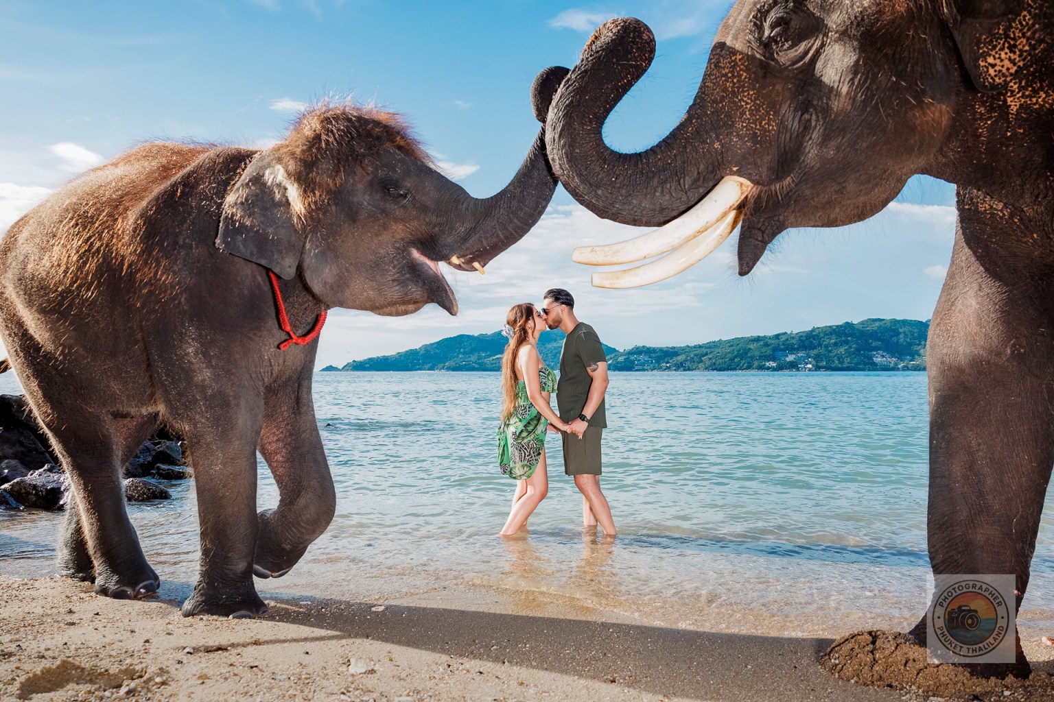 couple-elephants-photography-beach-phuket photographer