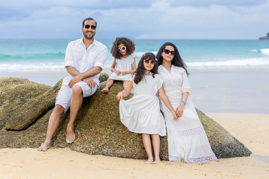 family photoshoot at kata noi phuket