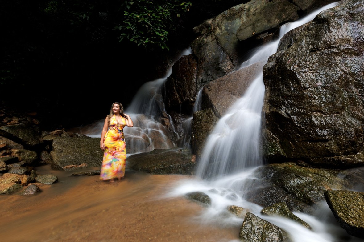 Portrait photography at Kathu Waterfall Phuket