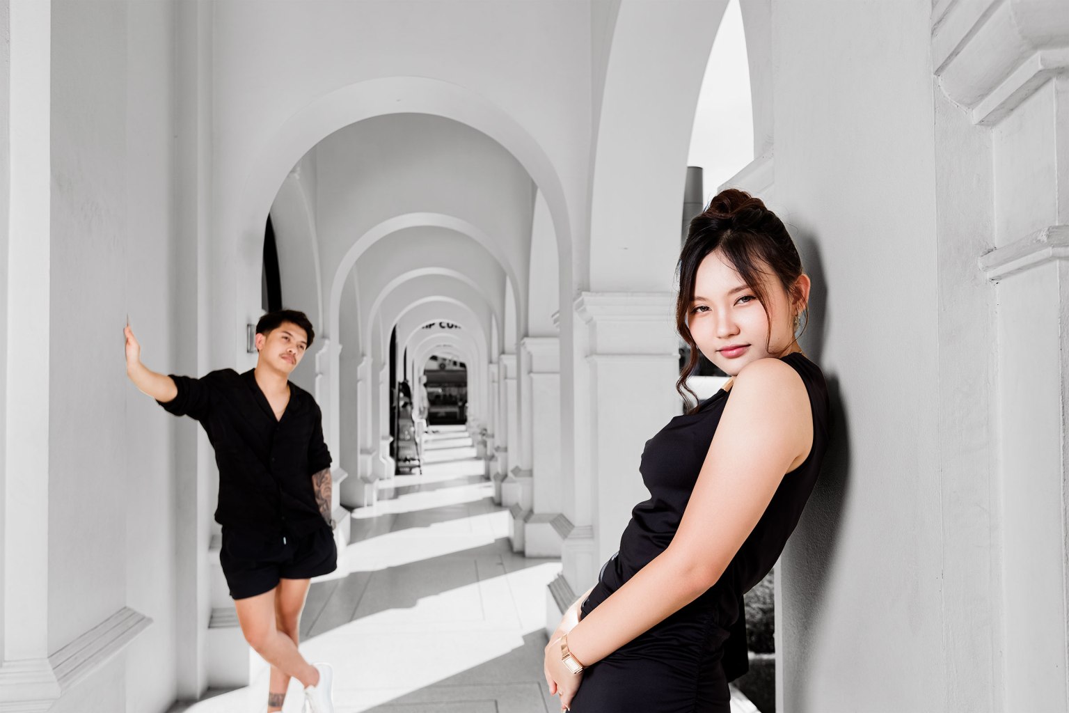 pre wedding photography at starbuck phuket old town