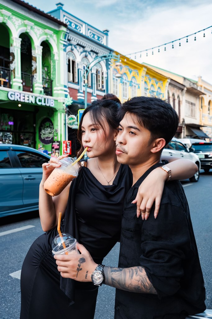 pre wedding photography at phuket old town