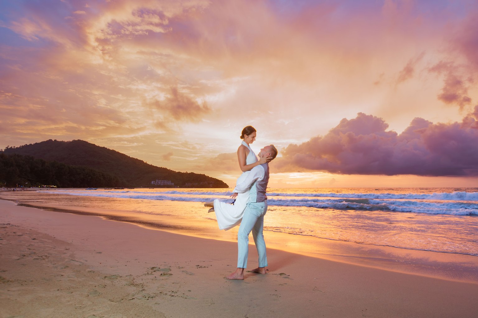 pre wedding photography at sirinat national park nai yang beach phuket