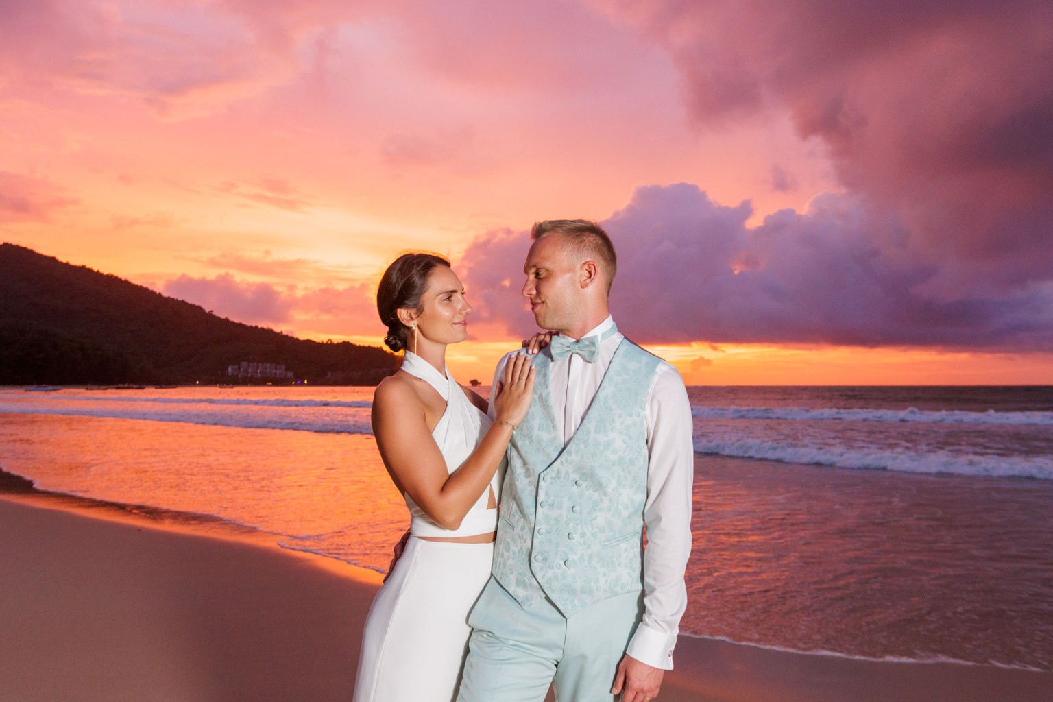 pre wedding photography at sirinat national park nai yang beach phuket