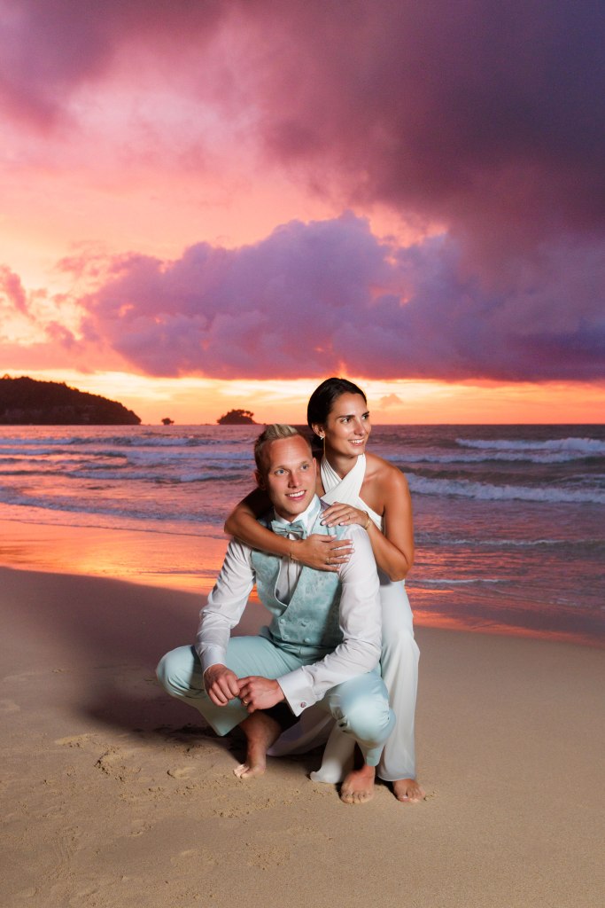 pre wedding photography at sirinat national park nai yang beach phuket