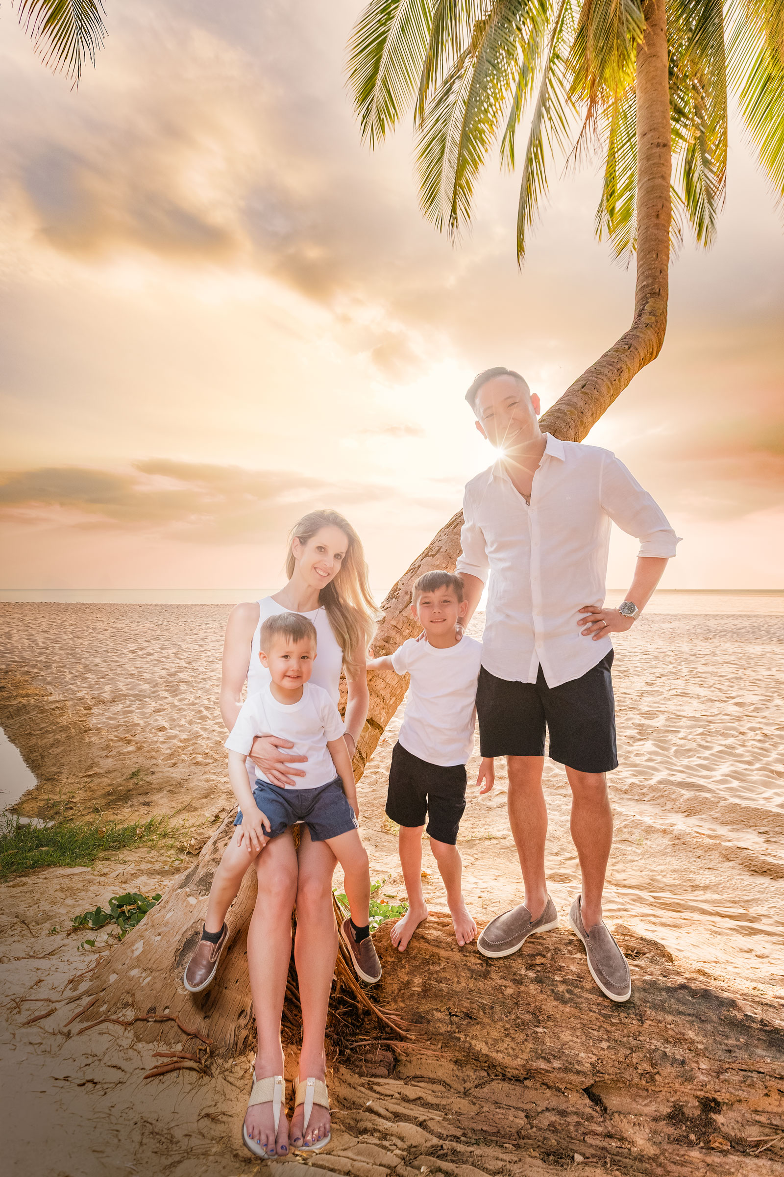 family photoshoot surin beach phuket
