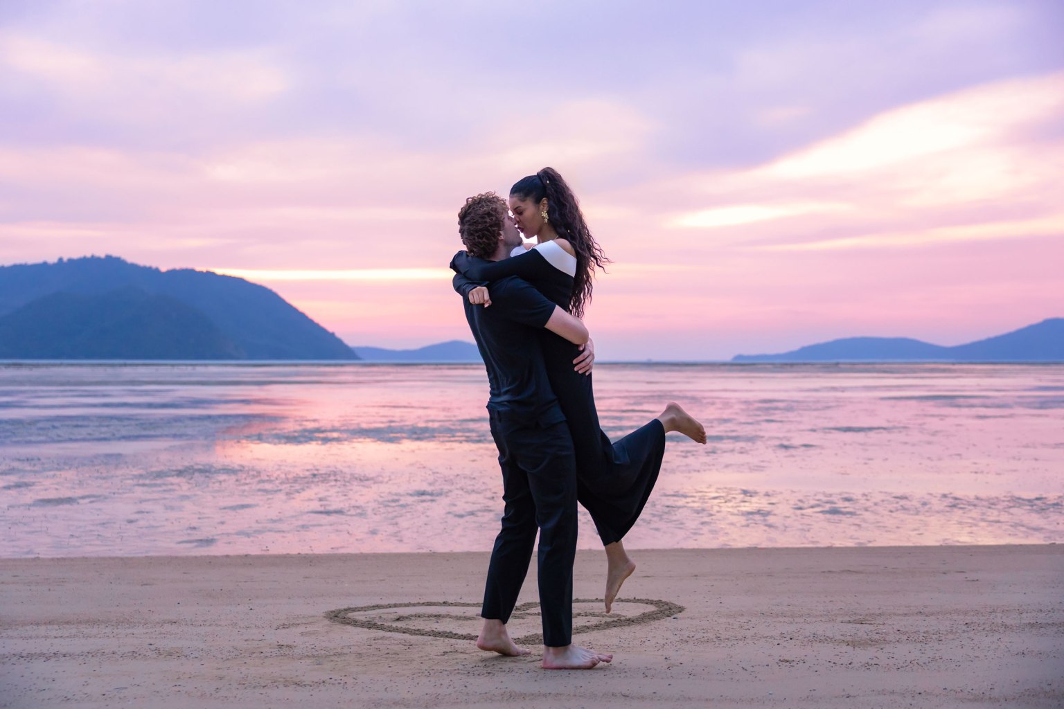 engagement photography at sunrise beach phuket