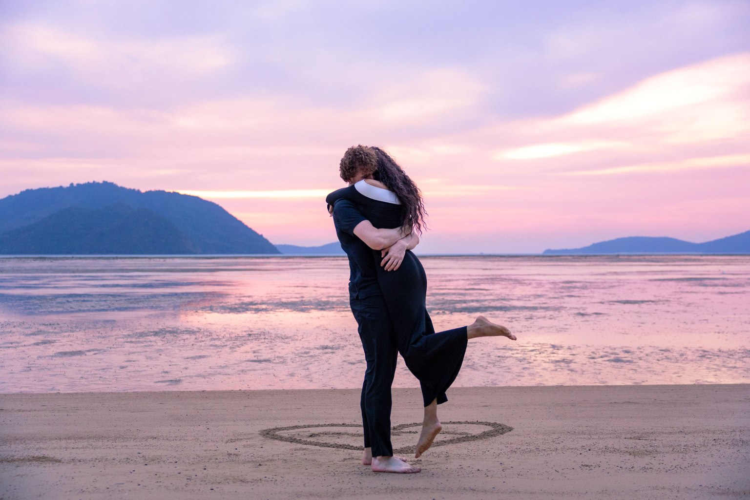 engagement photography at sunrise beach phuket