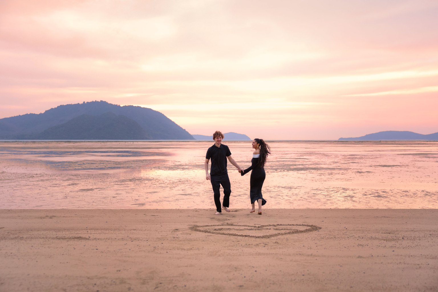 engagement photography at sunrise beach phuket