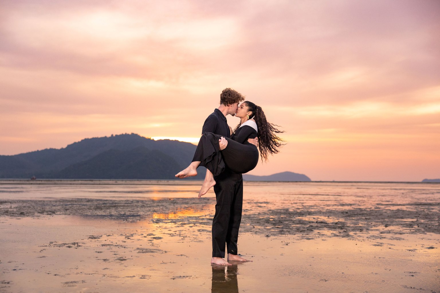 engagement photography at sunrise beach phuket