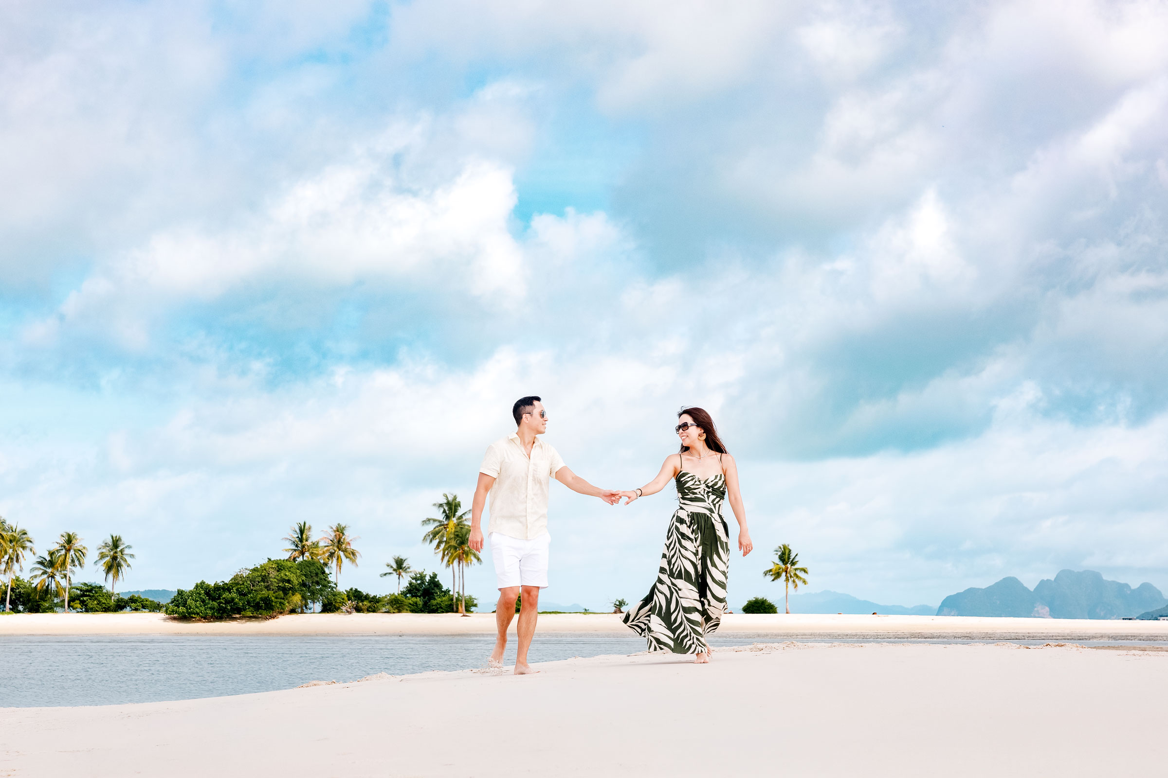couple photoshoot at laem haad koh yao yai phang nga thailand