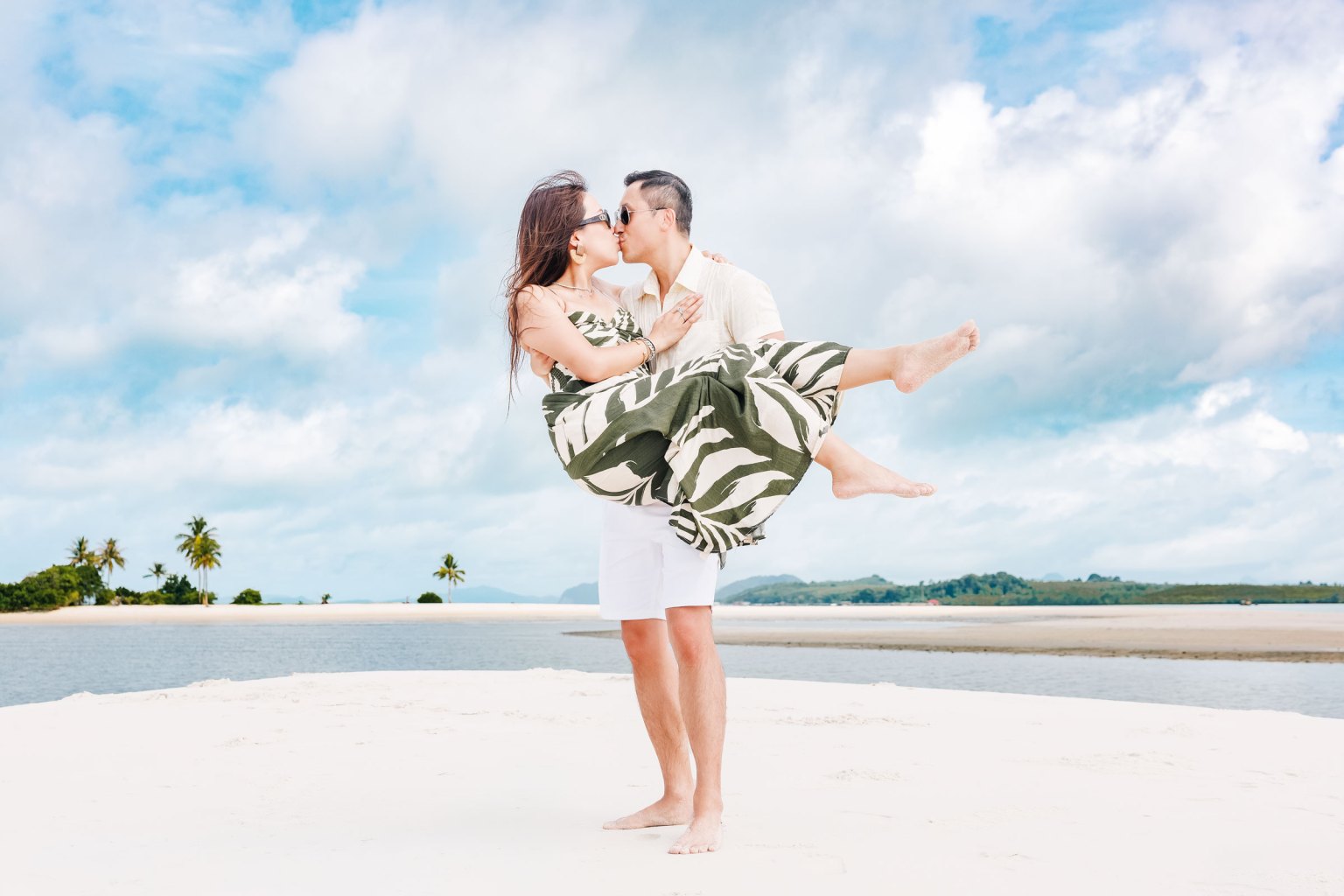 family photoshoot at laem haad koh yao yai phang nga thailand