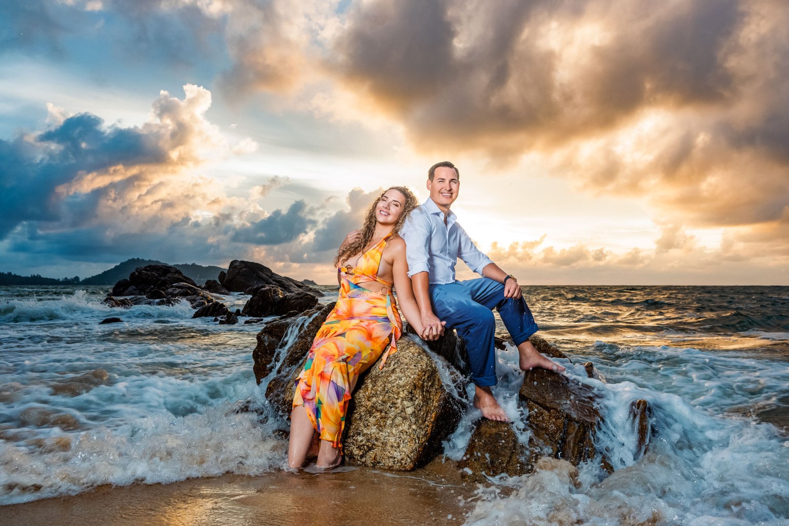 couple photoshoot at sea salt beach phuket