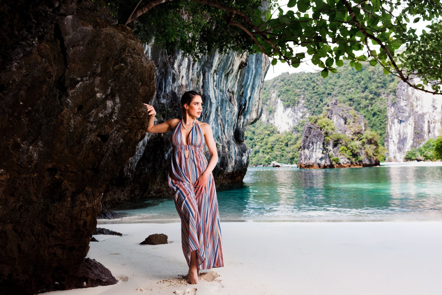lifestyle portrait photoshoot at Hong island krabi