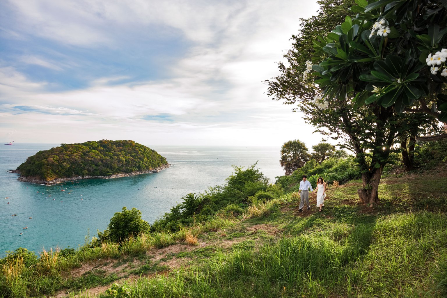 engagement photography at windmill viewpoint phuket